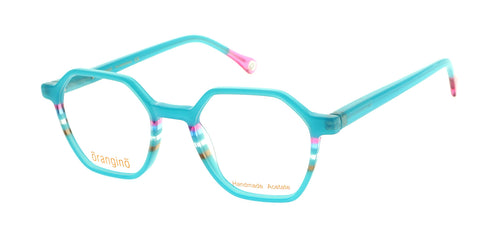 Light Blue striped with multiple colors Col.1