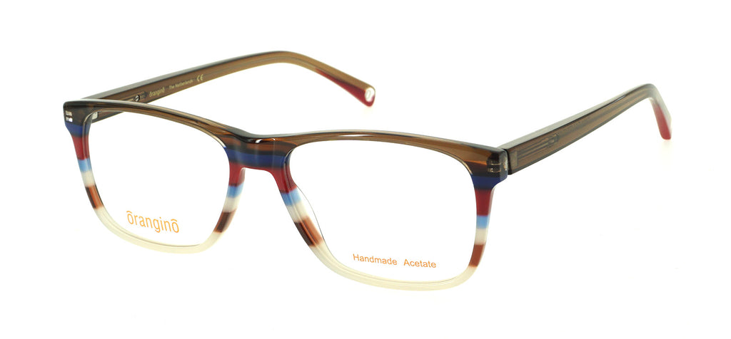 Brown striped with multiple colors Col.1