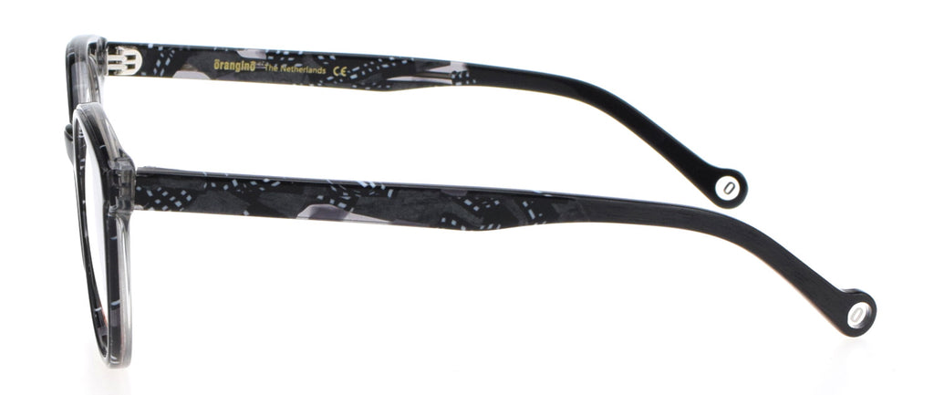 Black multiple color transparent Col.1